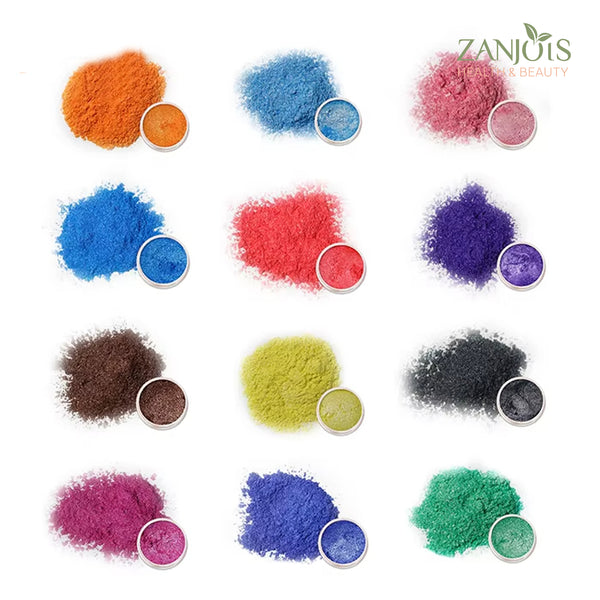 Cosmetic Grade Mica Powder Pigment For Soaps Candles Resin Eyeshadow Lipstick Nail Polish/Gel and more