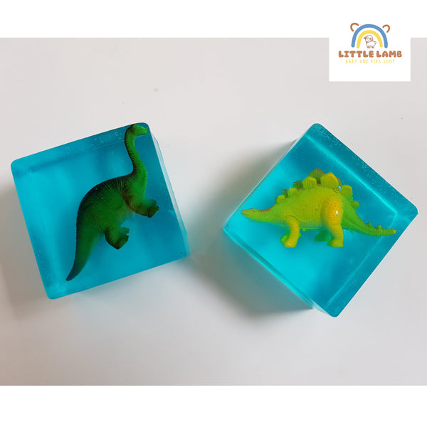 Clear Colorful Scented Soap with Surprise Toy Inside