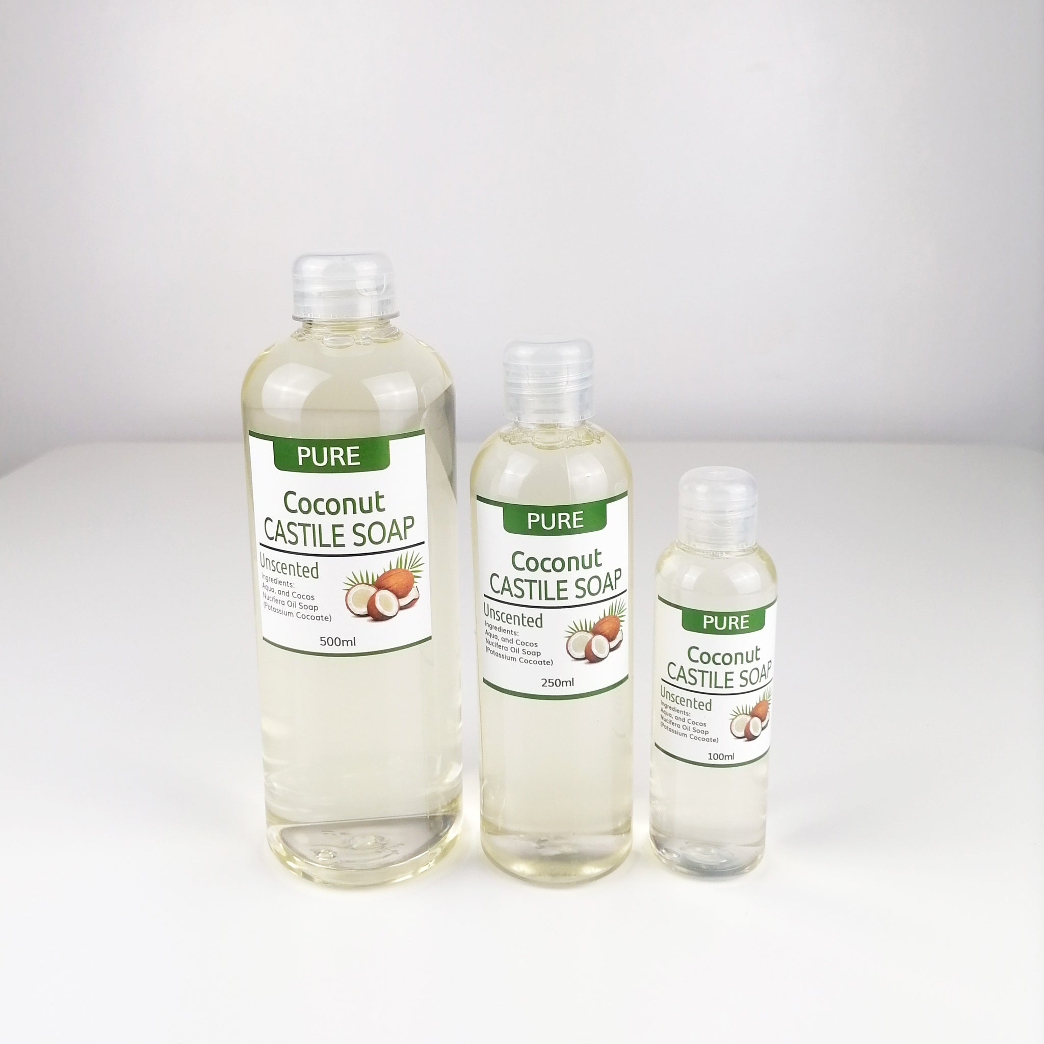 Unscented Coconut Castile Liquid Soap