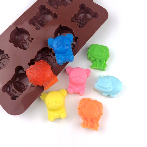 DIY Soap Making Kit for Kids Animals Lion Hippo Bear Hand or Body Soap